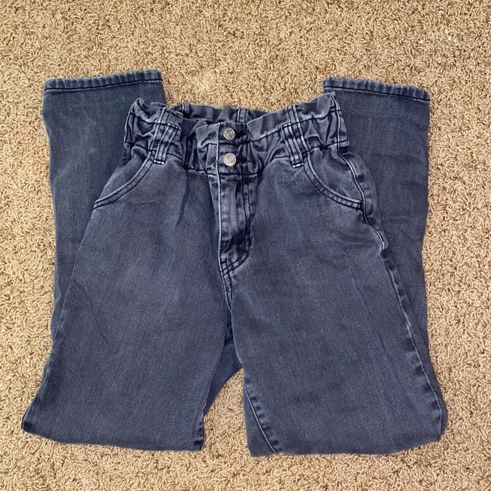 Paperbag waist black Pacsun mom jeans